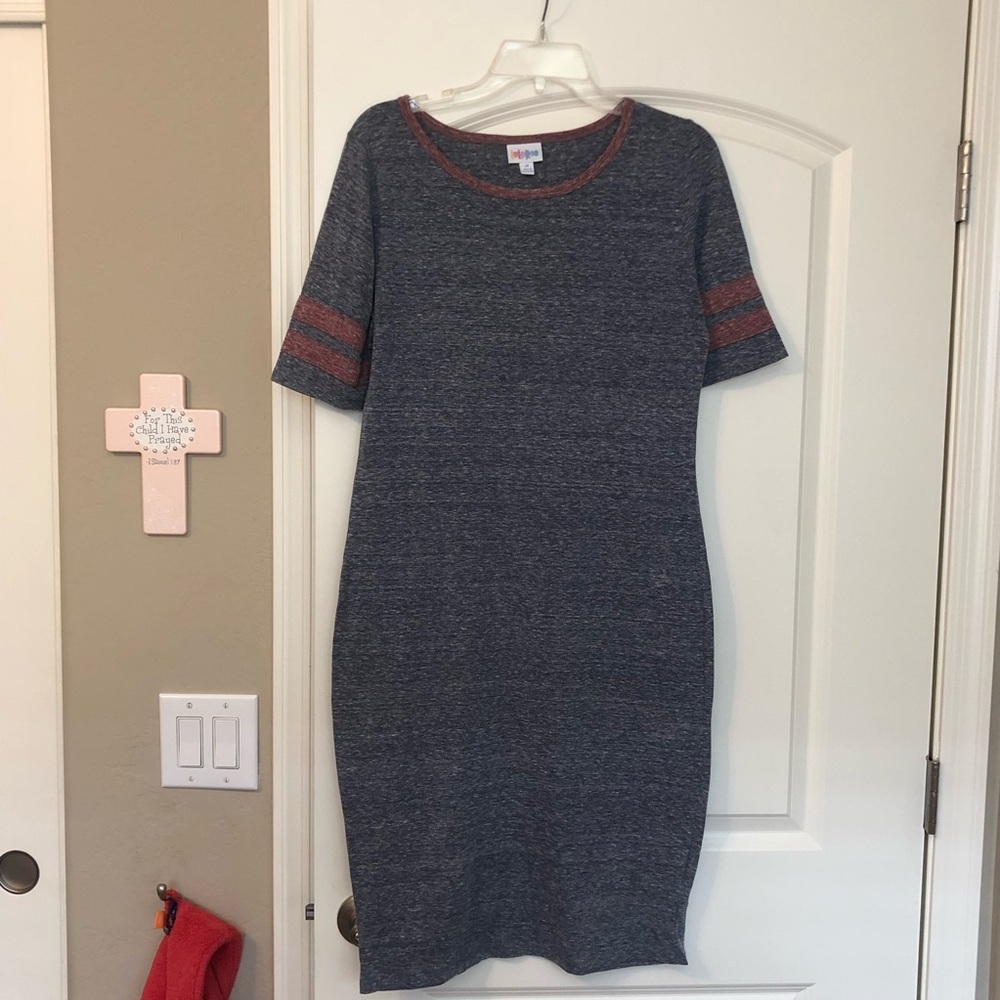 Medium gray lularoe Julia dress